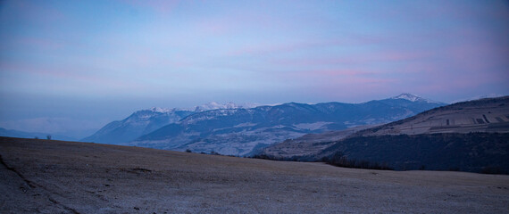 Fototapeta premium beautiful mountains landscape in the morning in Armenia