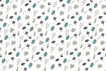 Small Floral Seamless Texture with Delicate Wild Flowers. Girlie Rapport for Cloth, Cotton, Underwear in Trendy Country Style. Colorful Seamless Pattern with Tiny Flowers. Vector Background.