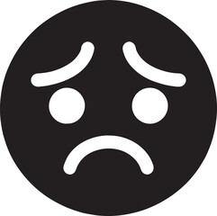 Worried Emoji Icon