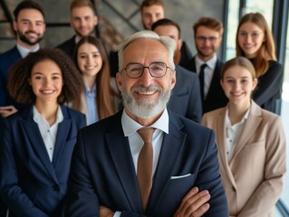 Fototapeta premium group of people in office