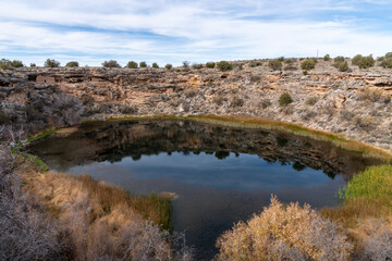 Montezumas Well at Montezuma Castle National Monument near Rimrock, Arizona