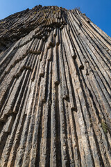 Basalt columns in Garni Gorge, Armenia