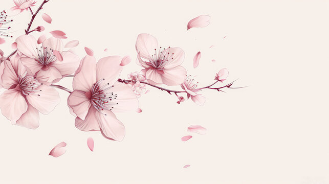  a close up of a pink flower on a white background with a pink background and a pink flower on the left side of the frame.