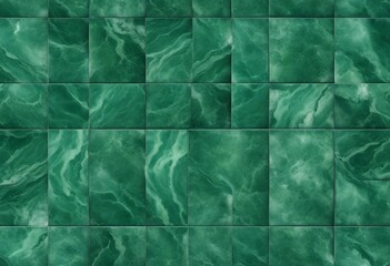 Green marble texture backdrop cubes Seamless pattern background