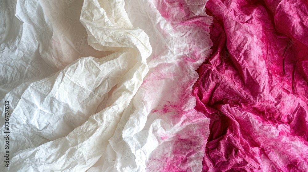 Aufkleber a close up of a white and a pink sheet of paper on top of a white sheet of paper on top of a white s
