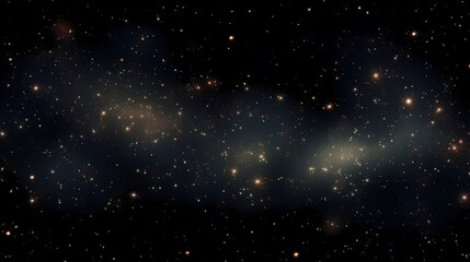 Naklejka premium Mysterious star themed gradient background with countless twinkling stars