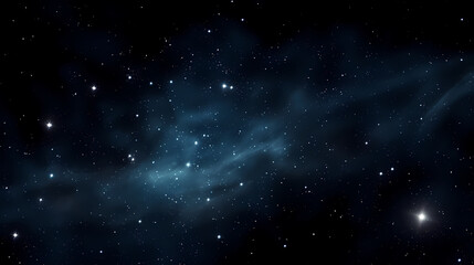 Fototapeta premium Mysterious star themed gradient background with countless twinkling stars