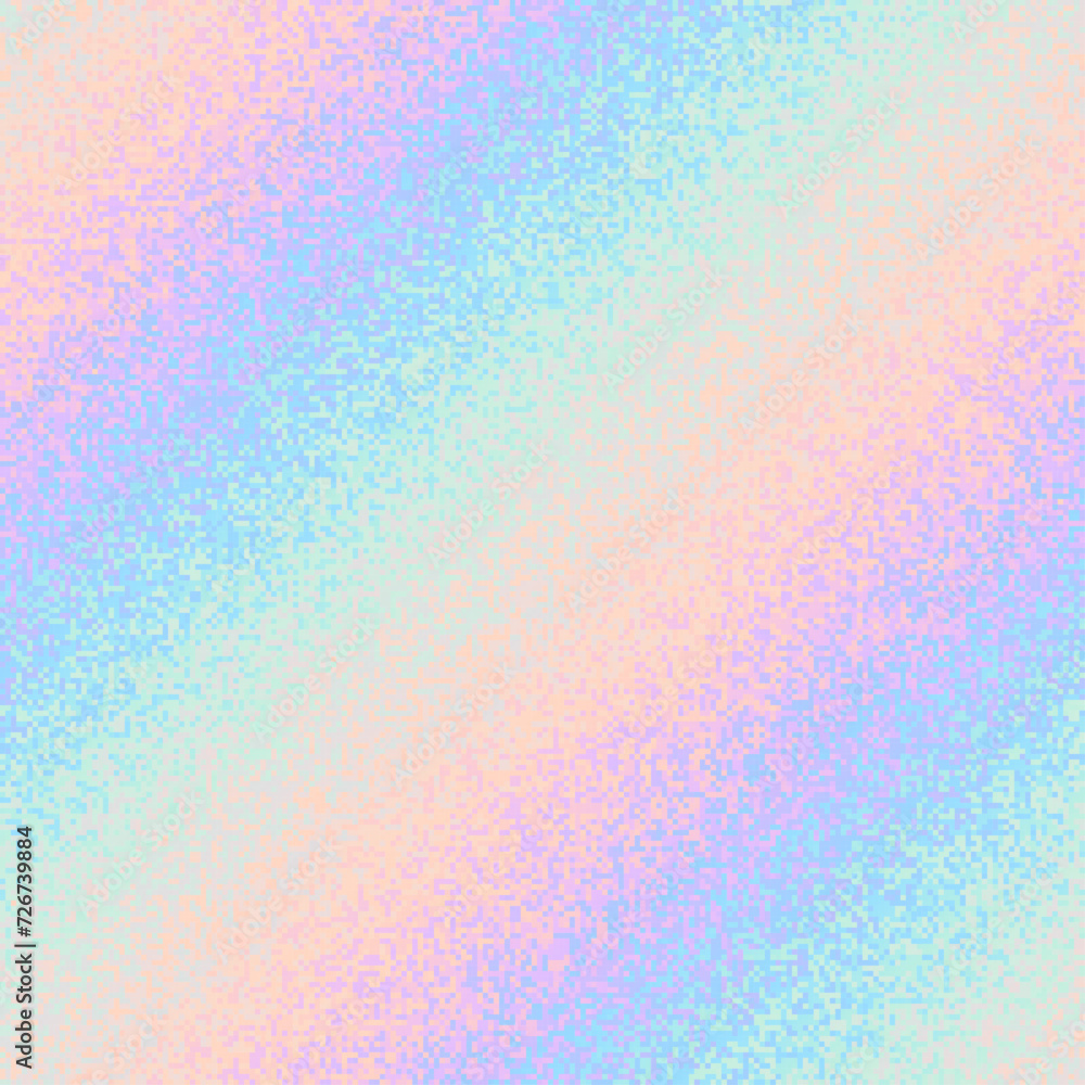 Poster Pattern of a random small dots. Noise gradient background. Seamless image