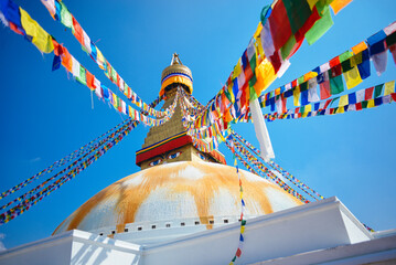 Boudhanath Stupa, Kathmandu, Nepal. October, 2019 - 726742600