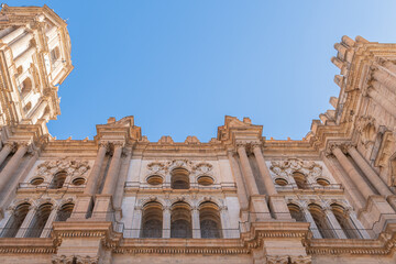 Cathédrale de Málaga, centre historique, Espagne.