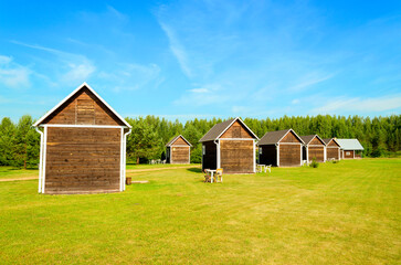 Obraz premium Holiday cottages