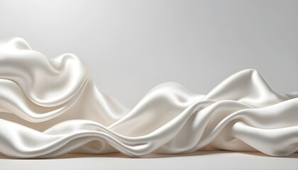 White drap silk background 