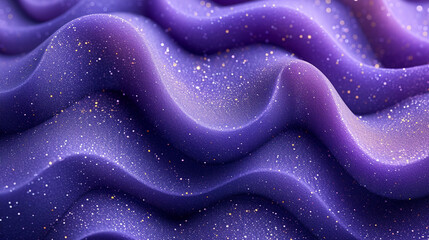 Obraz premium Purple Sand Texture Background with Muted Surrealism Effect Showing Mounds, Waves, and Granules of Textured Glittering Sand
