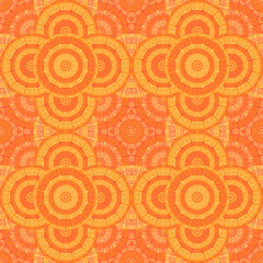 Floor tile seamless pattern vector geometric design.
