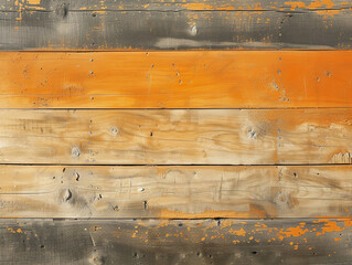 wood background with an aged and orange finish, light orange and dark beige, vintage-inspired, flat