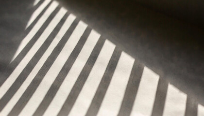 Abstract shapes, lines, shadows, light from window on white as overlay, texture or background,