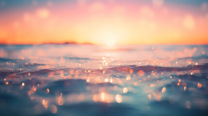 Aerial view of beautiful beach, simple, calm composition in clear blue