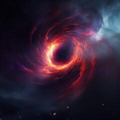 Deep Space Phenomena, Black Hole, Vortex, Event Horizon, Generative AI