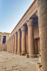 Edfu is the site of the Ptolemaic Temple of Horus and an ancient settlement.