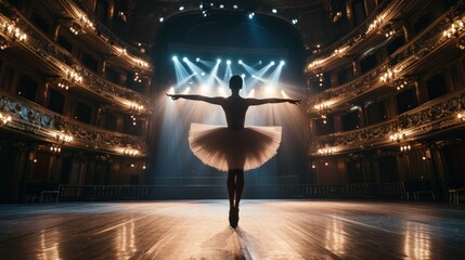 photo of an elegant ballerina