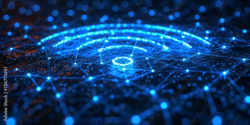 Poster Digital Synapses: An Intricate Network of Data and Connectivity Pulsing Through the Veins of Technology, Generative AI