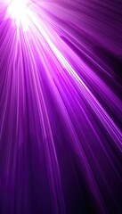 Fototapeta premium Abstract minimalistic purple rays and beams backdrop, spotlight background with lasers and beams
