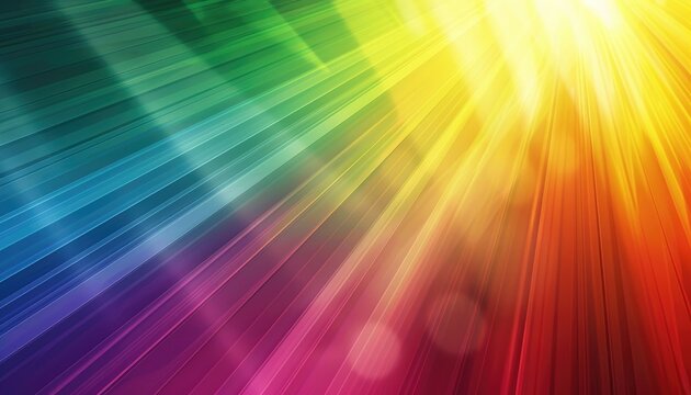 Abstract minimalistic colourful rays and beams backdrop, spotlight background with party lasers and beams