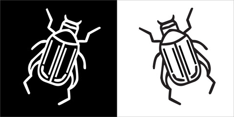 Illustration vector graphics of insect icon