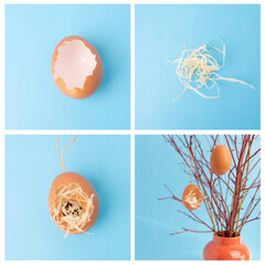 how to made easter decoration, DIY, instruction
