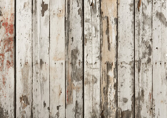 Weathered white painted wood textured background 003