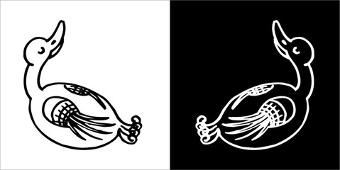 Illustration vector graphics of ChildDarling icon