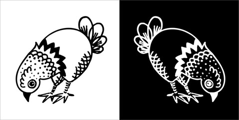 Illustration vector graphics of ChildDarling icon