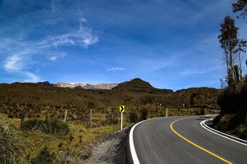 paisajes, nevado del Ruiz