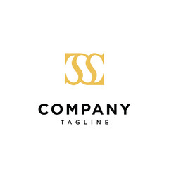 Fototapeta premium Letter S S coffee logo icon vector template.eps