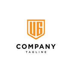 Letter U G Shield logo icon vector template.eps
