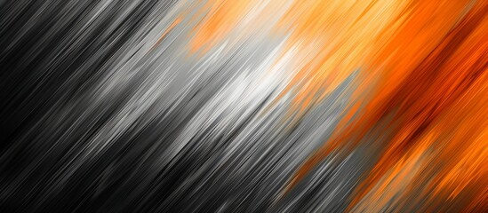 Blurred, free-form gradient texture for web banners and hot sales, featuring orange, gray, and white on a black background with a noise effect.