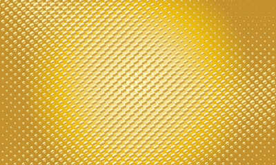 Abstract halftone dots background. yellow textured.