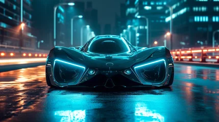 Foto op Canvas 未来型のスポーツカー,Generative AI AI画像 © beeboys