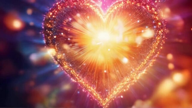 Heart shaped sparkler