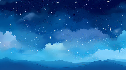 Obraz na płótnie Canvas Gradient abstract stars background, starry night sky