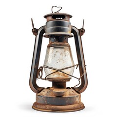 Vintage oil lamp lantern, rustic allure for ambiance. Timeless glow, Ai Generated.