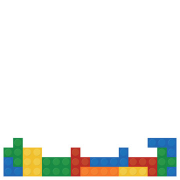 Lego Border Footer Blocks