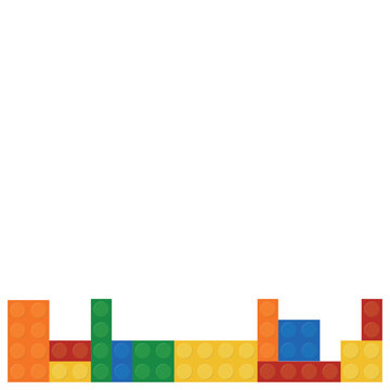 Lego Border Footer Blocks