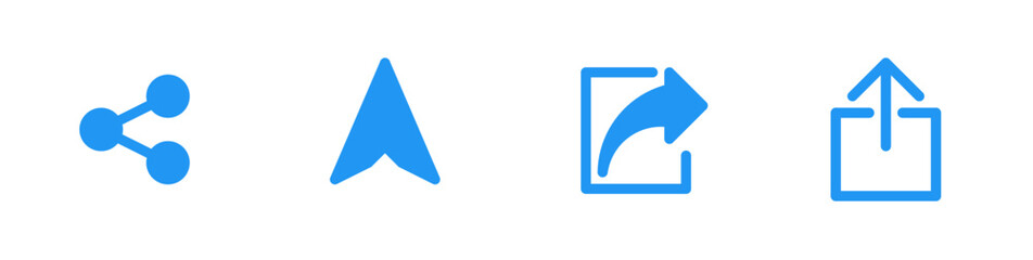 share icon button set