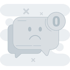 Empty comment illustration