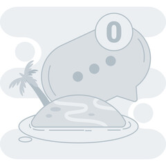 Empty comment illustration