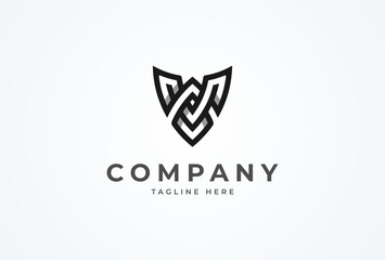 Initial AV or VA Logo. monogram logo design combination of letters A and V. Flat Vector Logo Design Template. vector illustration