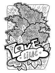 Garden flowers coloring book pages for adults and kids. Antistress hobby for relaxation. Hand drawn cartoon style line illustration. Colouring pages collection set floral botanical theme.