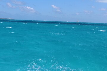 Rich, Blue Ocean Water in Mexico