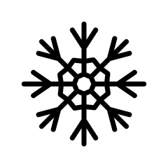 snowflake isolated on white background